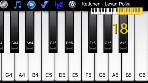 Kettunen - levan Polka - How to Play Piano Melody