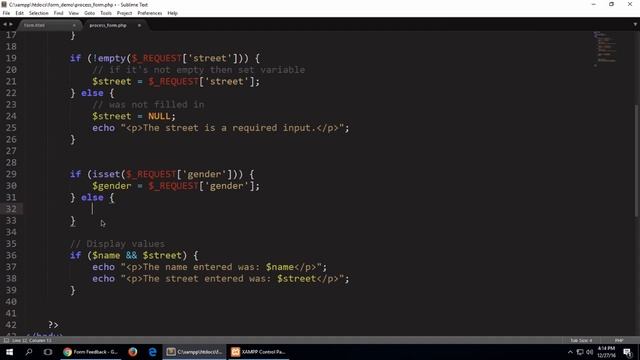 Processing an HTML Form with PHP Part 3 смотреть онлайн