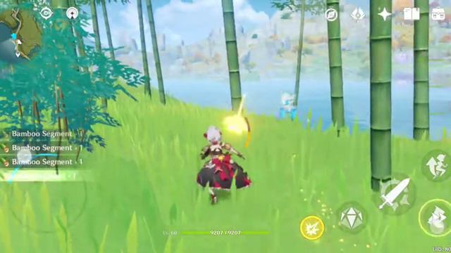 [Genshin Impact] Farming Bamboo with noel смотреть онлайн