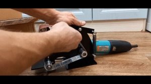 Гриндер из болгарки УШМ обзор и тест приспособы с роликами с Али. первая лента лопнула!)