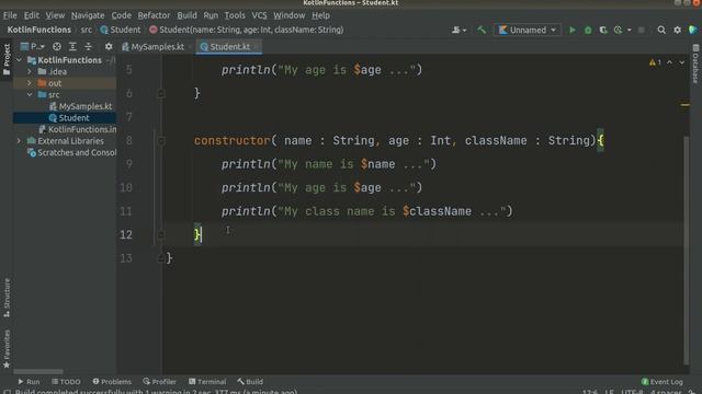 Learn Kotlin in Hindi | Part 4 - OOPS - Class, Object, Constructors, Init blocks, LateInit смотреть онлайн