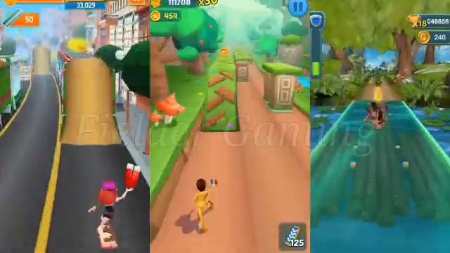 Bus Rush Run vs Subway Princess Run vs Jungle Endless Amazing Run Kids GamePlay Walkthrough V#185 смотреть онлайн