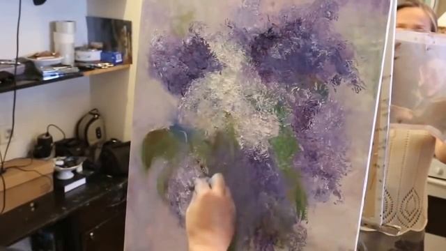 Мастер класс Игоря Сахарова Букет сирени в вазе смотреть онлайн