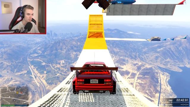 I Completed The 100% PRECISION STUNT RACE In GTA 5! смотреть онлайн