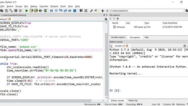 Use python to extract and save data from Arduino (via serial interface) смотреть онлайн