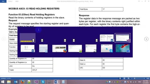Modbus ASCII With Visual Basic: Function 03 Read Holding Registers смотреть онлайн