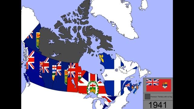 Evolution of Canadian Province & Territory Flags (1867 - 2018) смотреть онлайн