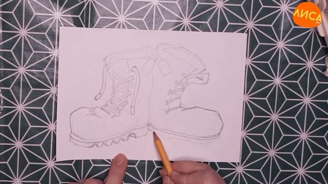 как нарисовать ботинки /// Плюс 3 ФАКТА об обуви смотреть онлайн