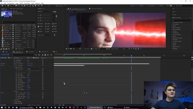 Laser Eyes: After Effects Tutorial смотреть онлайн