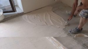 Как за 300 руб Выравнивать пол под ламинат Если плохая стяжка пола без наливных полов Своими руками