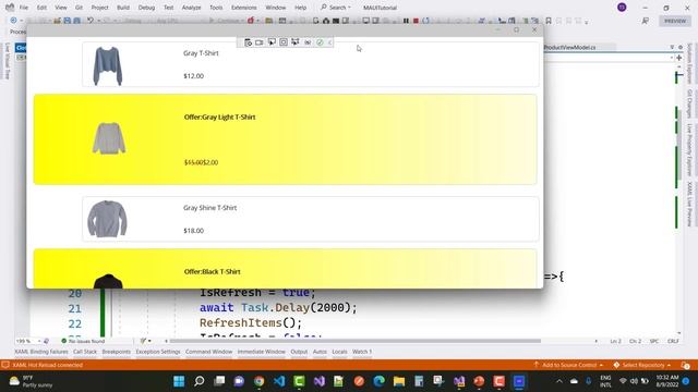 .NET MAUI Tutorial For Beginners 22 - Refresh View, Paging in Collection View смотреть онлайн