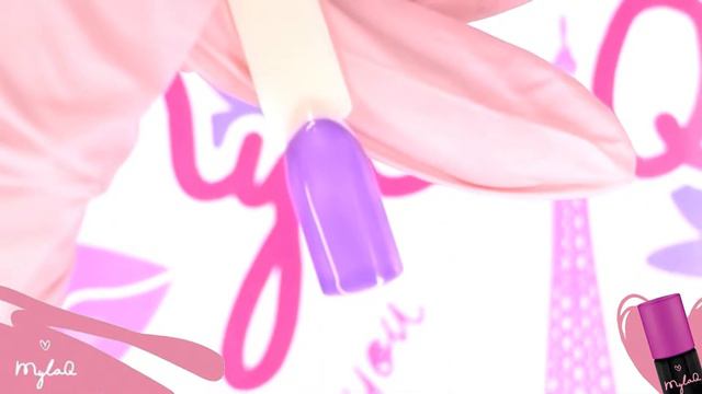 Гель-лак «My Royal Violet» от MylaQ: выкраска коллекции 2017 года смотреть онлайн