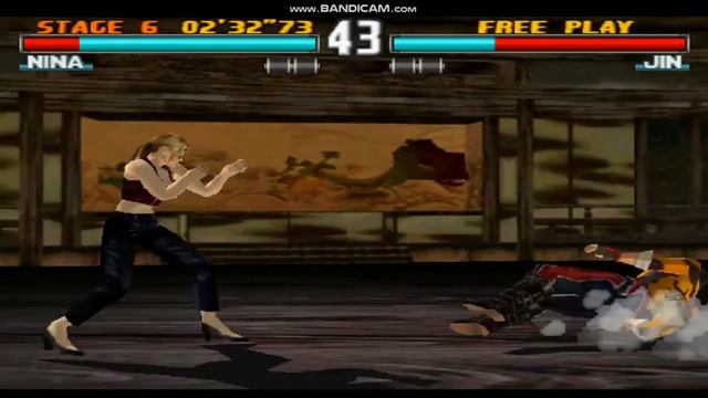 Nina Williams Tekken 3 || Tekken 3 Gameplay || Gameplay смотреть онлайн
