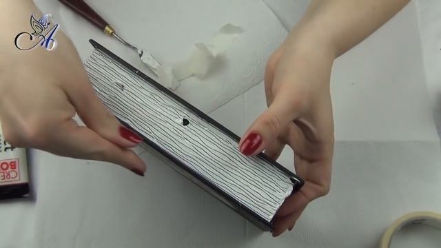 Mix Media - Metal Effect on Wooden Box - DIY Tutorial смотреть онлайн