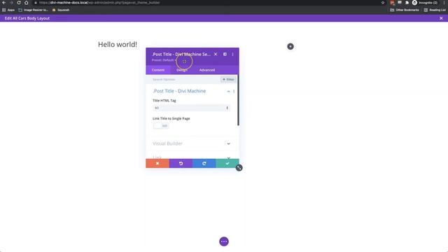 Divi Machine - Post Meta, Post Title, Thumbnail, Gallery Slider & ACF Item Modules смотреть онлайн