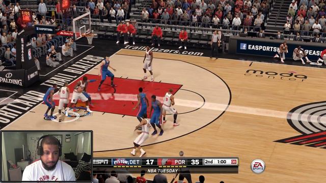 GAME 2 - NBA LIVE 16 H2H BATTLE VS ABDULLA ALI(BALLER 482) - #KEEPSIMALIVE смотреть онлайн