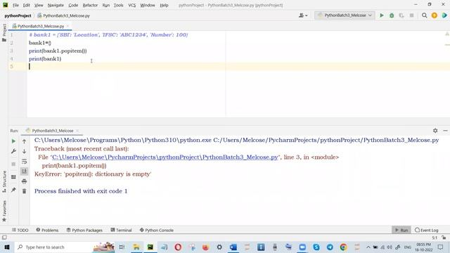 Day 17- Batch 3 - Dictionary - Python Collection Data Type - Part 5 смотреть онлайн