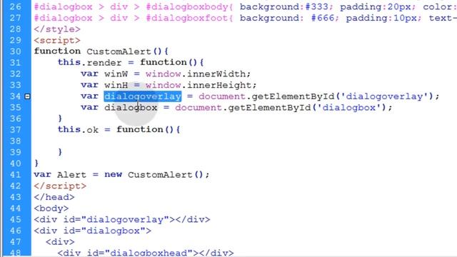 Custom Alert Box Programming JavaScript CSS HTML Tutorial смотреть онлайн