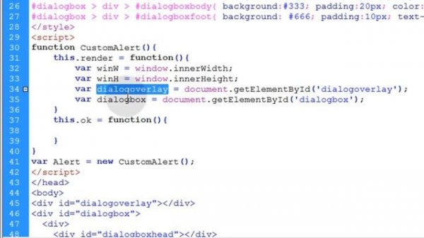 Custom Alert Box Programming JavaScript CSS HTML Tutorial