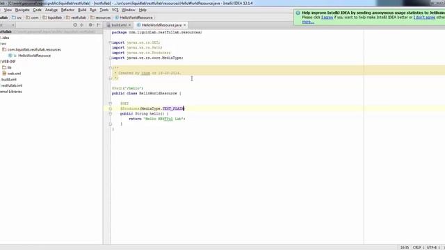 RESTful Java: Setup development env with Jersey смотреть онлайн
