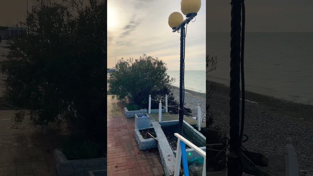 Утро в Лазаревской. Море. смотреть онлайн
