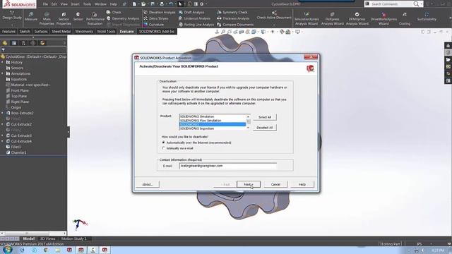 SOLIDWORKS - Standalone License Deactivation and Activation смотреть онлайн