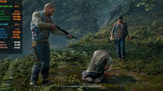 Days Gone, NİSAN 2023 | Core i5-12400F | RTX 3060 12GB | 1080p ÇOK YÜKSEK Ayarlar Test Edildi смотреть онлайн