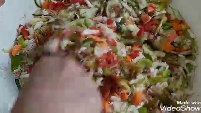 ЗАГОТОВКА НА ЗИМУ."ОСЕННИЙ САЛАТ" смотреть онлайн