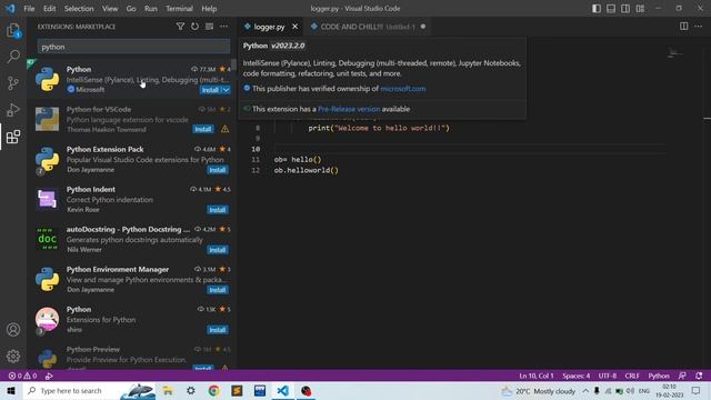 HOW TO RUN PYTHON ON VS-CODE IDE смотреть онлайн