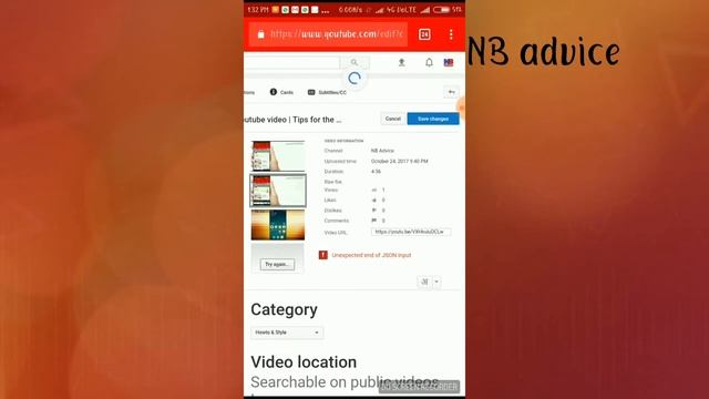 How To solve Unexpected Error while Uploading Thumbnail and Title In Youtube | Full Explain in HIND смотреть онлайн