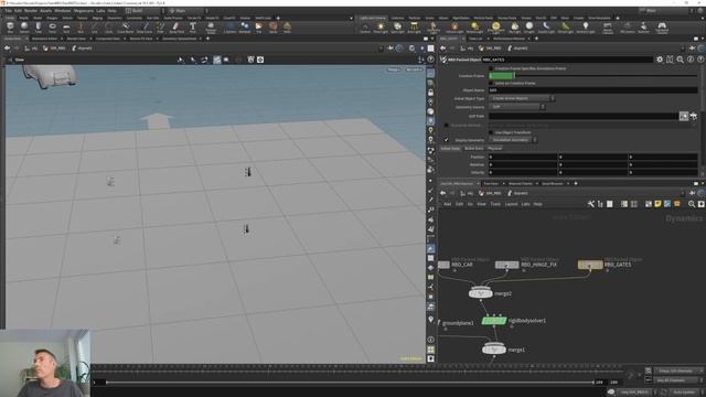 Houdini tutorial: RBD hinge and switching constraints смотреть онлайн