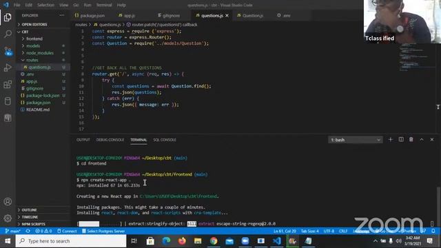 CBT app, node, express, mongo, react, flutter смотреть онлайн