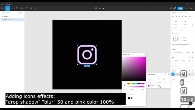 How to Create Glow Icon in Figma: Tutorial смотреть онлайн