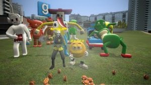 обзор на мод (кривых) 3d nextbot _ garry`s mod _ гаррис мод.
