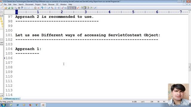 92 Different ways of accessing ServletContext and ServletConfig Object from our servlet program смотреть онлайн
