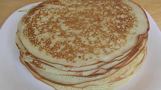 Блины дырчатые на кефире, пальчики оближешь