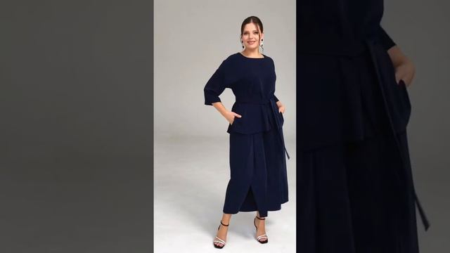 Lk-11551 размеры 48-50-52 Интернет-магазин Blyzka.by #bigsize #fashion #siut #plussize смотреть онлайн