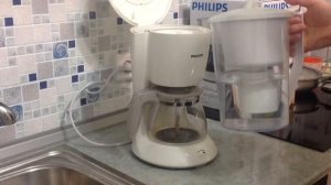 Любительский Обзор капельной кофеварки Philips HD7447 часть 1