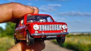 ВАЗ Жигули 2102 машинка моделька масштаб 1/43 Автолегенды СССР №14 распаковка и обзор. Про машинки!