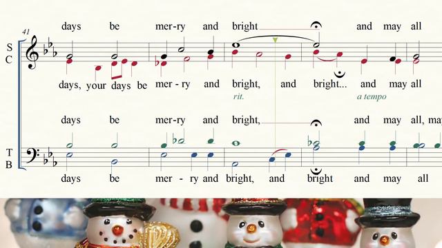 WHITE CHRISTMAS SATB (Berlin/MacCarthy) ALTO enhanced смотреть онлайн