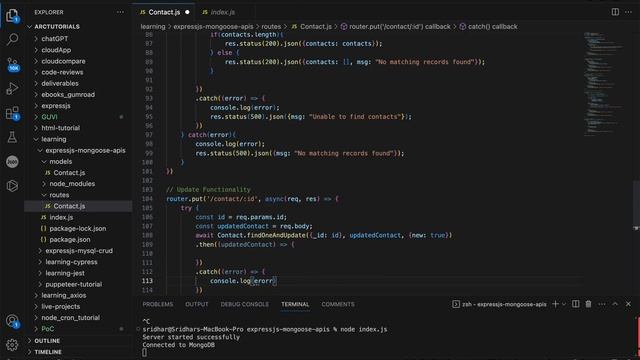 Express and Mongoose CRUD Tutorial - Part 6 | Update Functionality смотреть онлайн