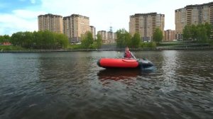 Лодка ПВХ НДНД 300 + 9,8 лодочный мотор Гладиатор  Тест драйв на воде
