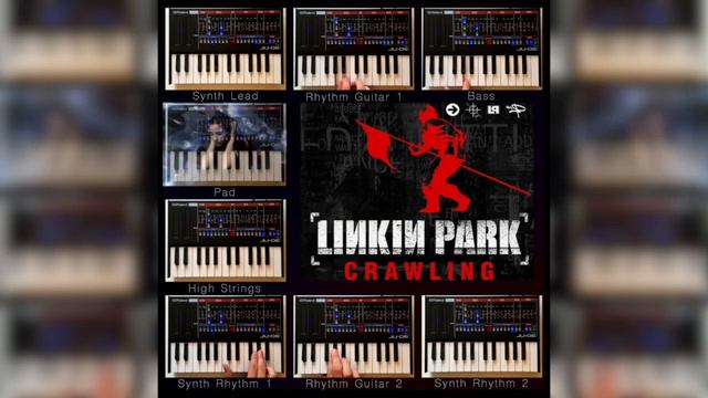 Roland Boutique JU-06 Synth Module | Linkin Park Crawling Recreation | N i r a u x смотреть онлайн