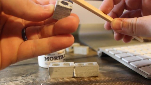 How to Mortar your Mini Cinder Blocks from Mini Materials смотреть онлайн