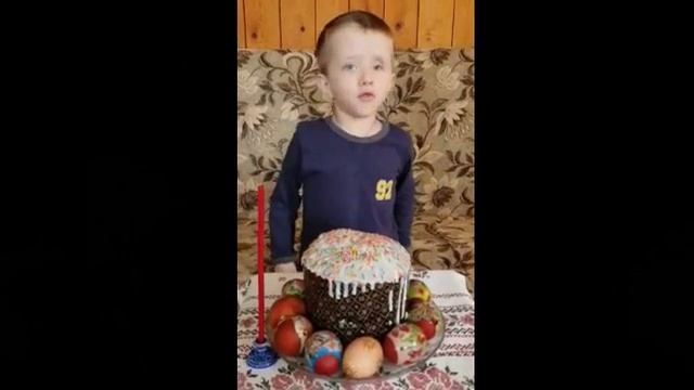 Это наш детский сад на самоизоляции встречает Пасху Христову. смотреть онлайн
