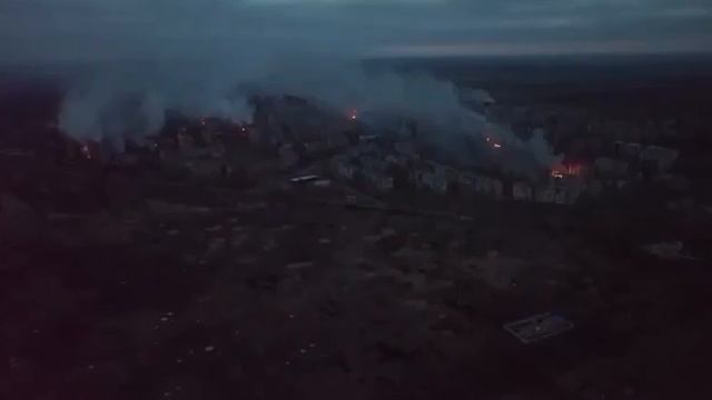 Угледар с высоты птичьего полёта.