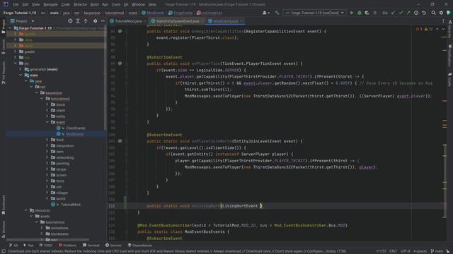 Minecraft 1.19.2 Forge Modding Tutorial | EVENTS EXPLAINED | #31 смотреть онлайн