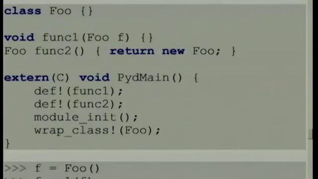 Hooking Python and D together смотреть онлайн