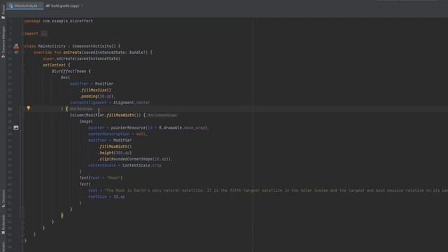 Add the Blur effect to all android versions jetpack compose смотреть онлайн