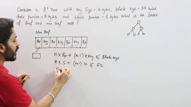Lec-104: Order of B+ Tree | Order of Leaf Node & Non Leaf Node in B+Tree смотреть онлайн